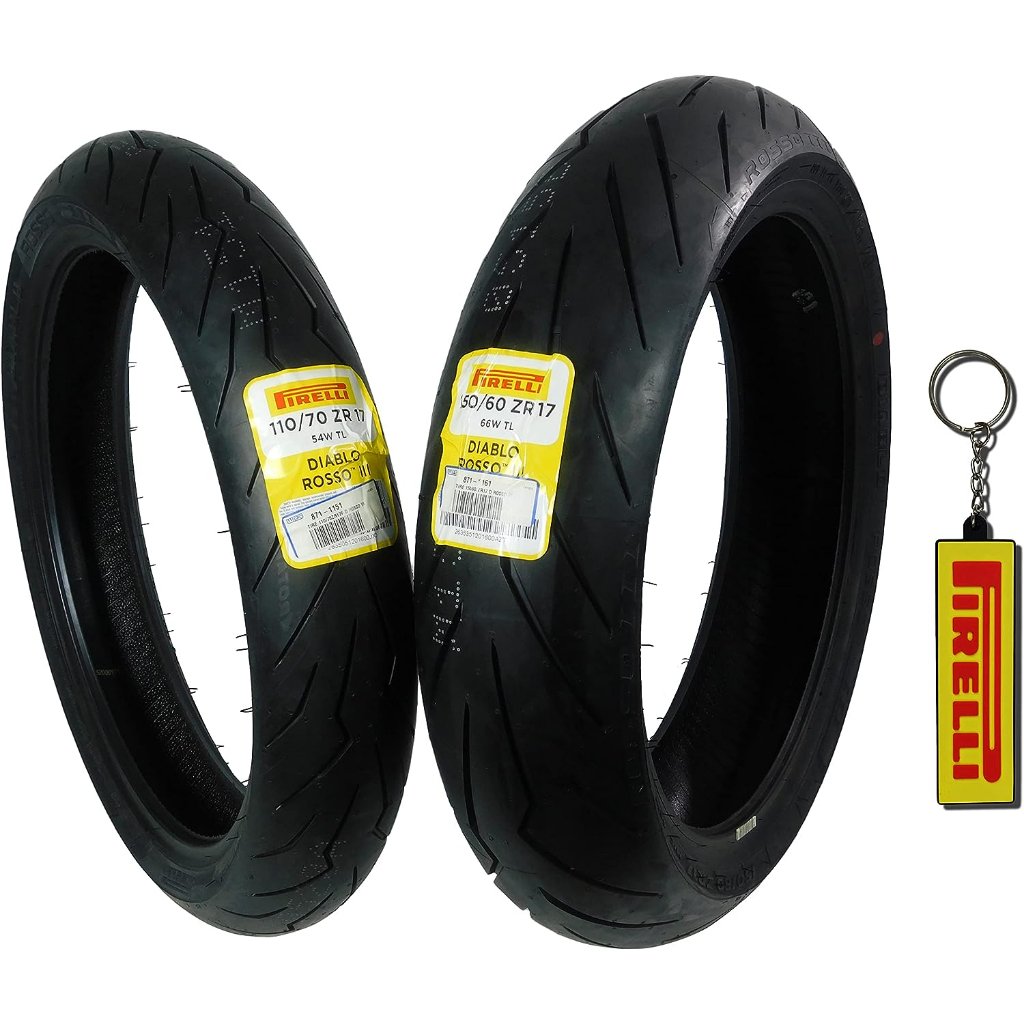 PIRELLI DIABLO ROSSO III - RADIAL R17 (100/80, 110/70, 130/70, 140/70, 150/60) - Image 2
