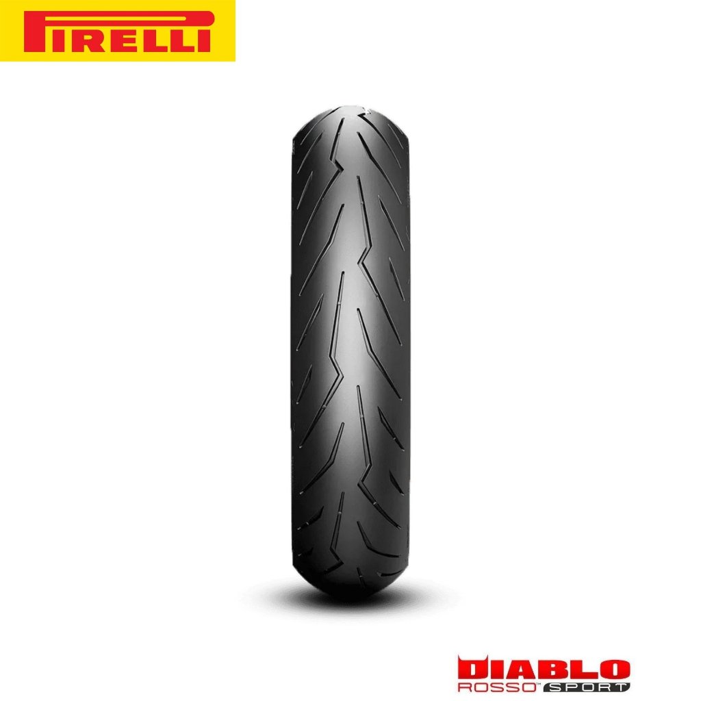 PIRELLI Diablo Rosso Sport Size 14" Tubeless Motorcycle Tire - Image 4