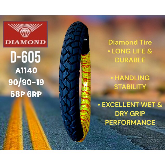 Diamond Tire R17 (D605) Dual Sports Tire For XR150, XR125 , XTZ150 - Image 3