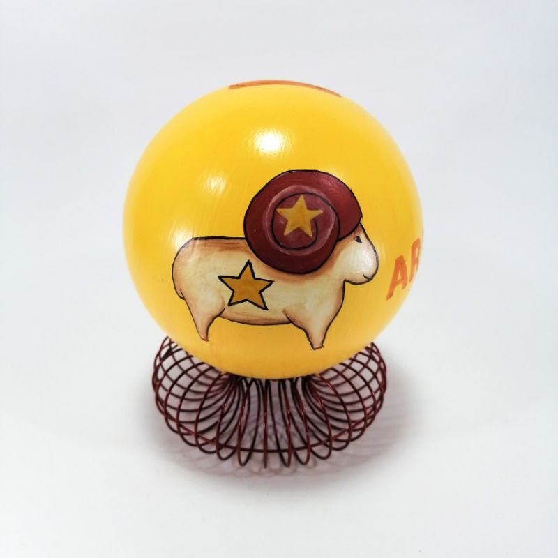 Alkansya Coin Bank for Kids English Aries Zodiac Sign - Image 4