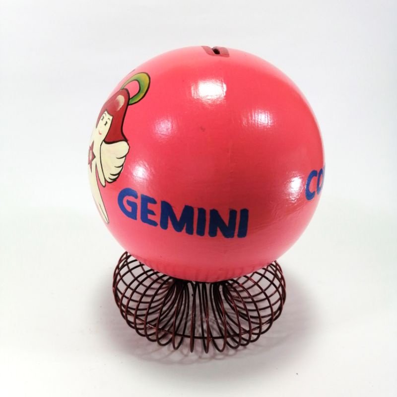 Alkansya Coin Bank for Kids English Gemini Zodiac Sign - Image 5