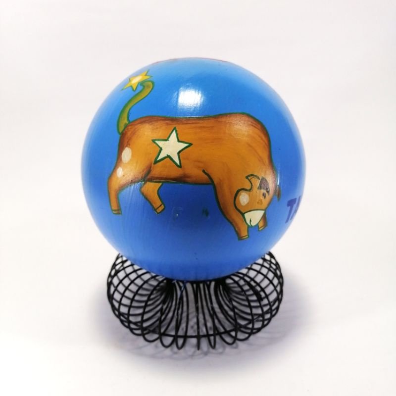 Alkansya Coin Bank for Kids English Taurus Zodiac Sign - Image 4
