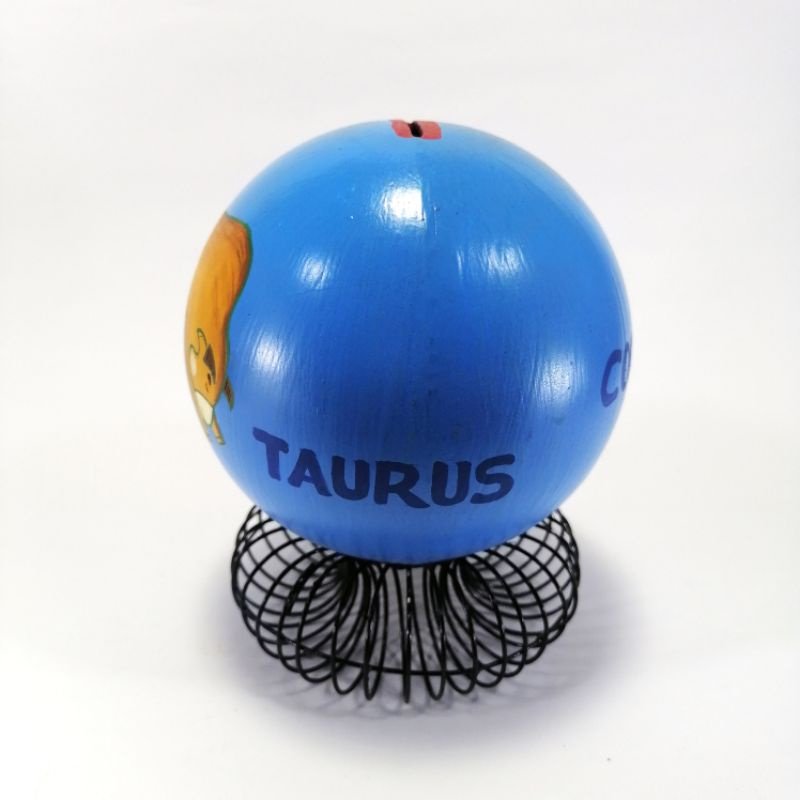 Alkansya Coin Bank for Kids English Taurus Zodiac Sign - Image 5