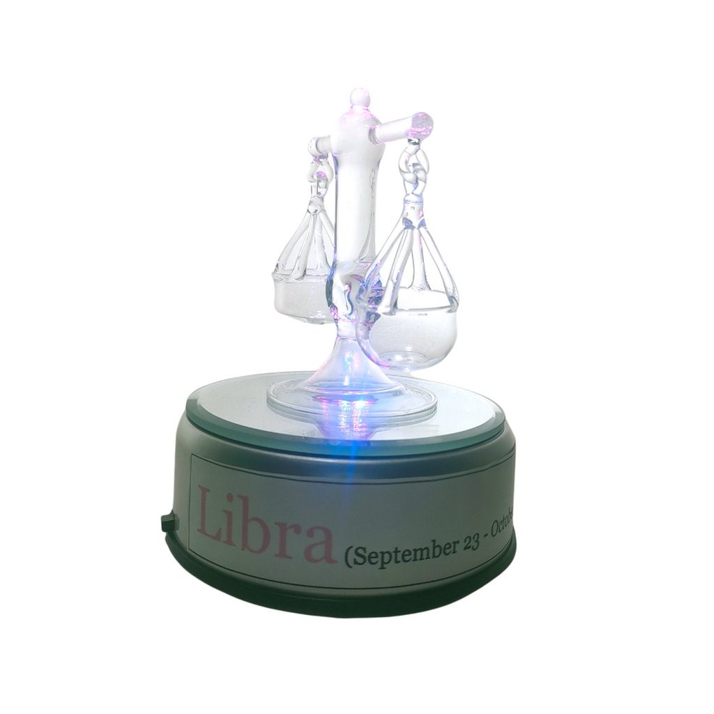 Libra Balance Zodiac Sign Glass Figurine Horoscope Collection - Image 6