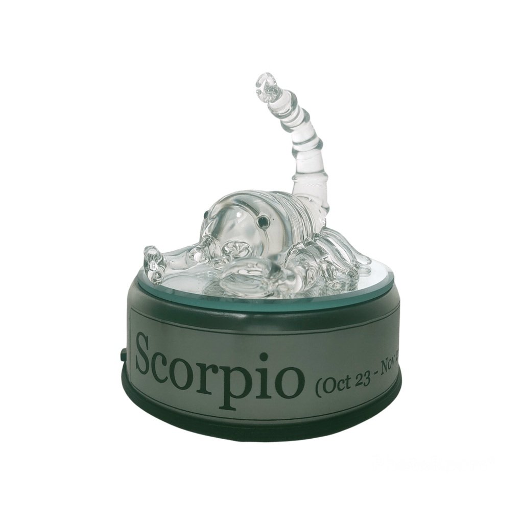 Scorpio Zodiac Sign Glass Figurine Horoscope Collection - Image 3