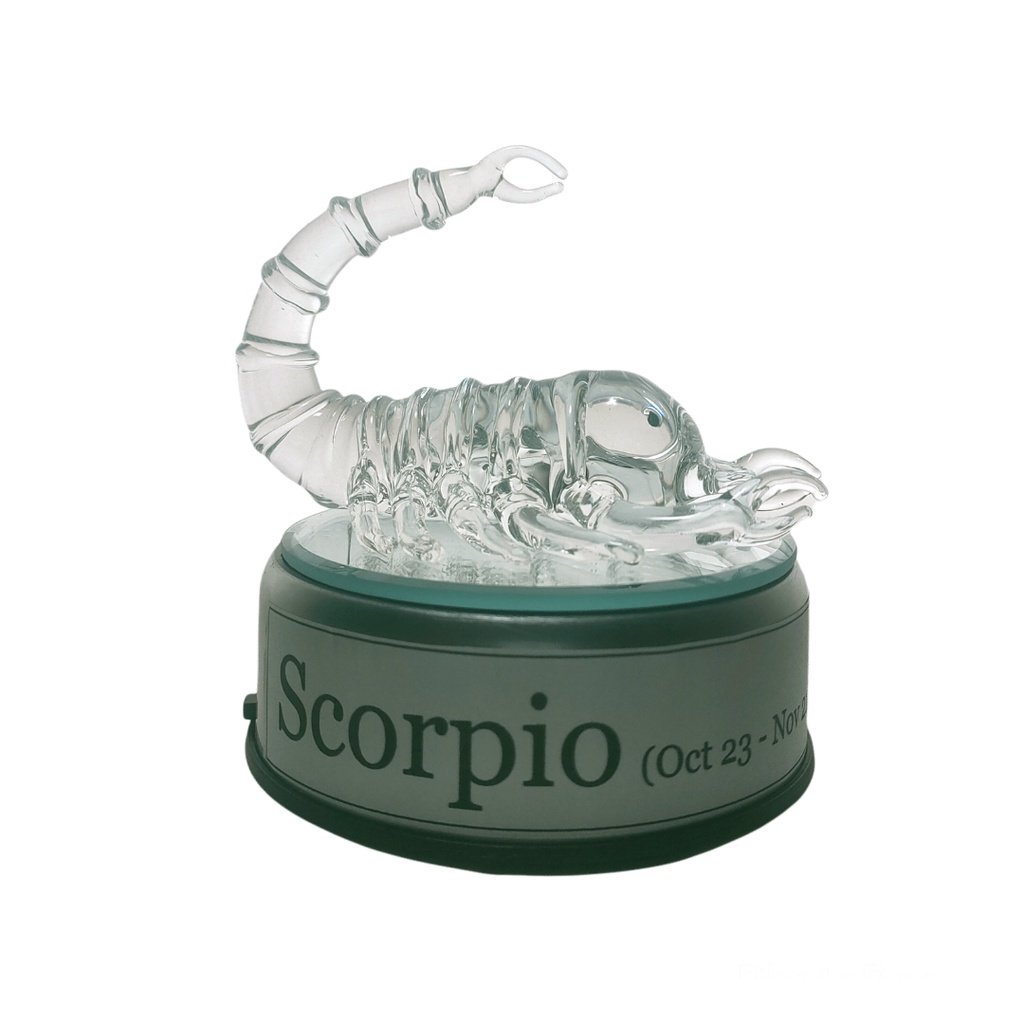 Scorpio Zodiac Sign Glass Figurine Horoscope Collection - Image 7