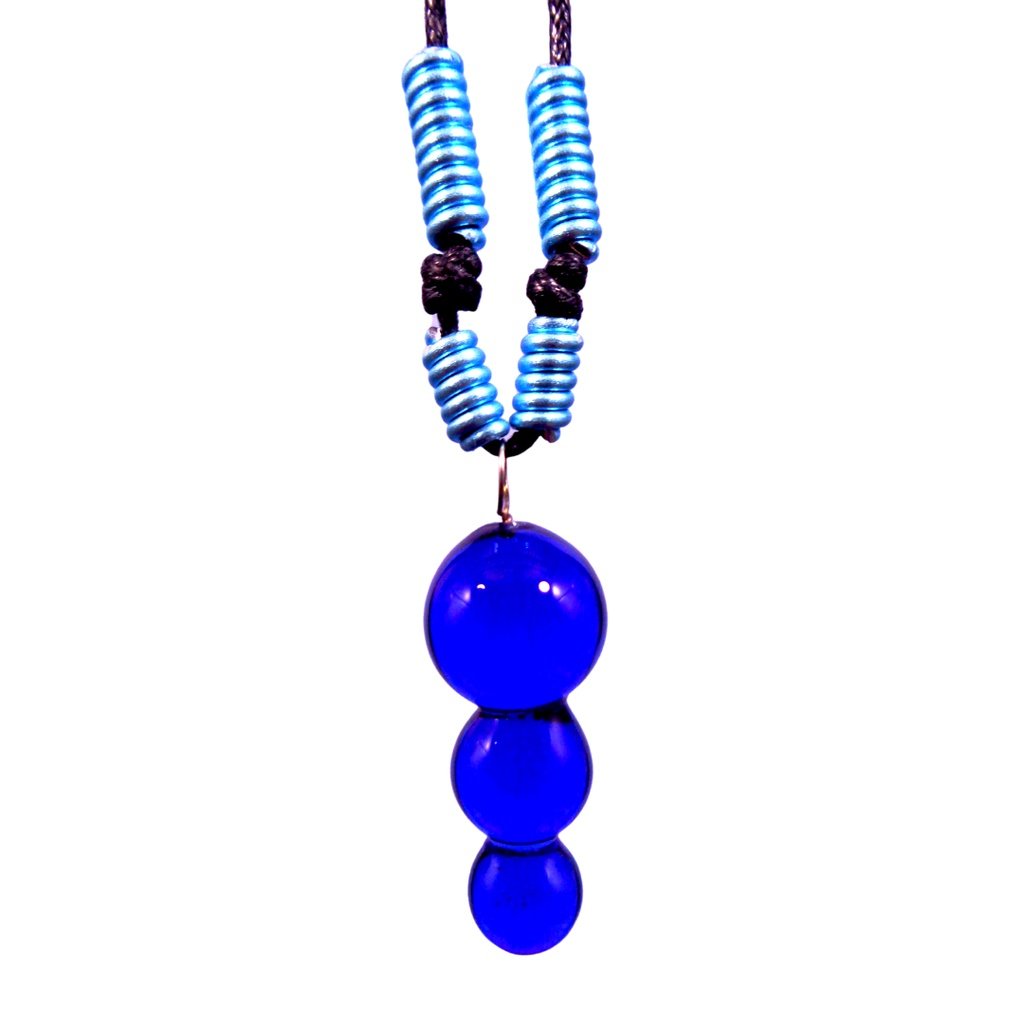 Liman Glass 3 Ball Pendant Fashion Jewelry Necklace for Women - Image 5