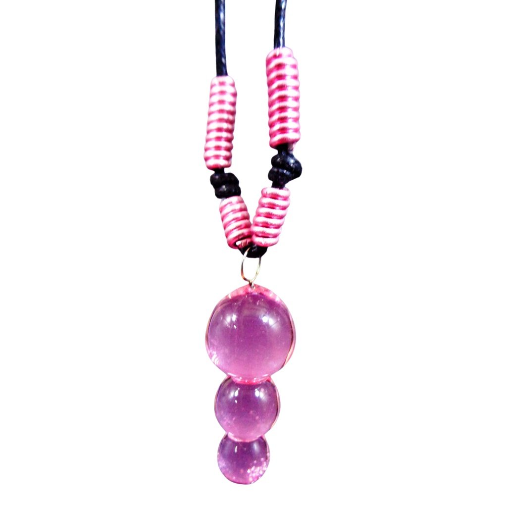 Liman Glass 3 Ball Pendant Fashion Jewelry Necklace for Women - Image 7