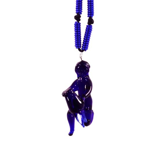 English Zodiac Sign Necklace Glass Pendant - Image 2