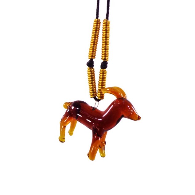 English Zodiac Sign Necklace Glass Pendant - Image 5