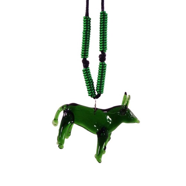 English Zodiac Sign Necklace Glass Pendant - Image 6