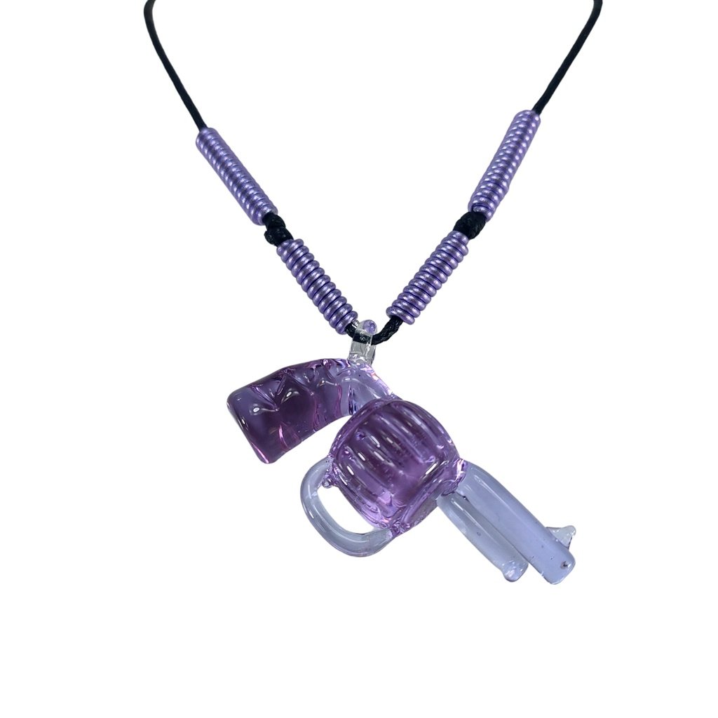Pistol Glass Pendant Necklace - Image 4