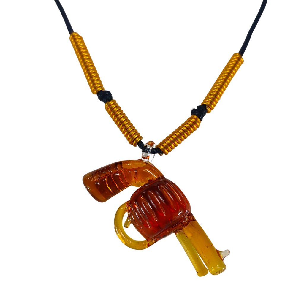 Pistol Glass Pendant Necklace - Image 6