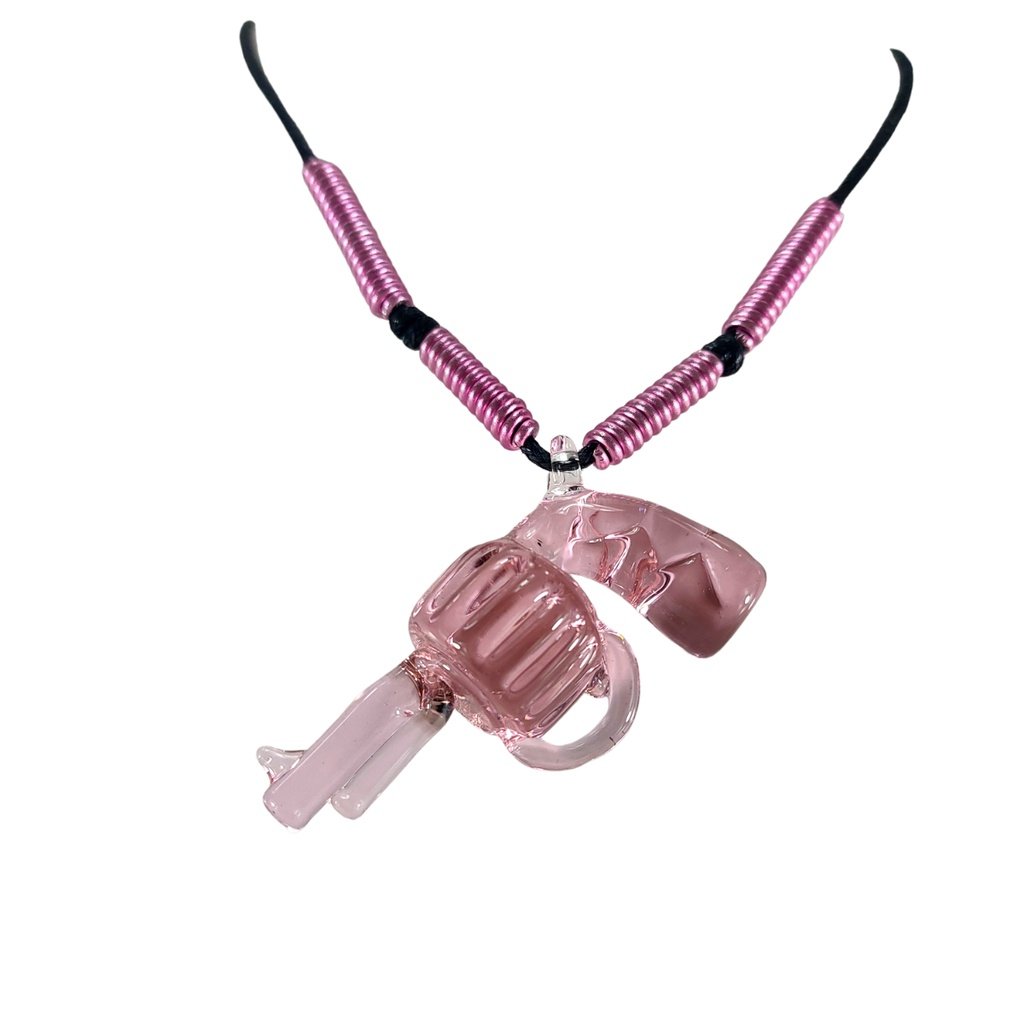 Pistol Glass Pendant Necklace - Image 7