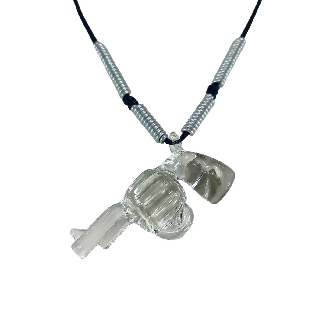 Pistol Glass Pendant Necklace - Image 8