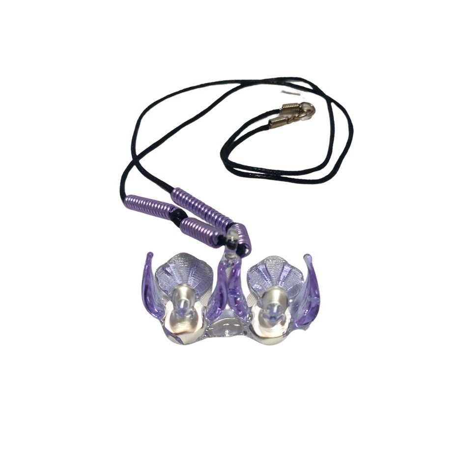Lovebird Glass Pendant Couple Necklace - Image 8