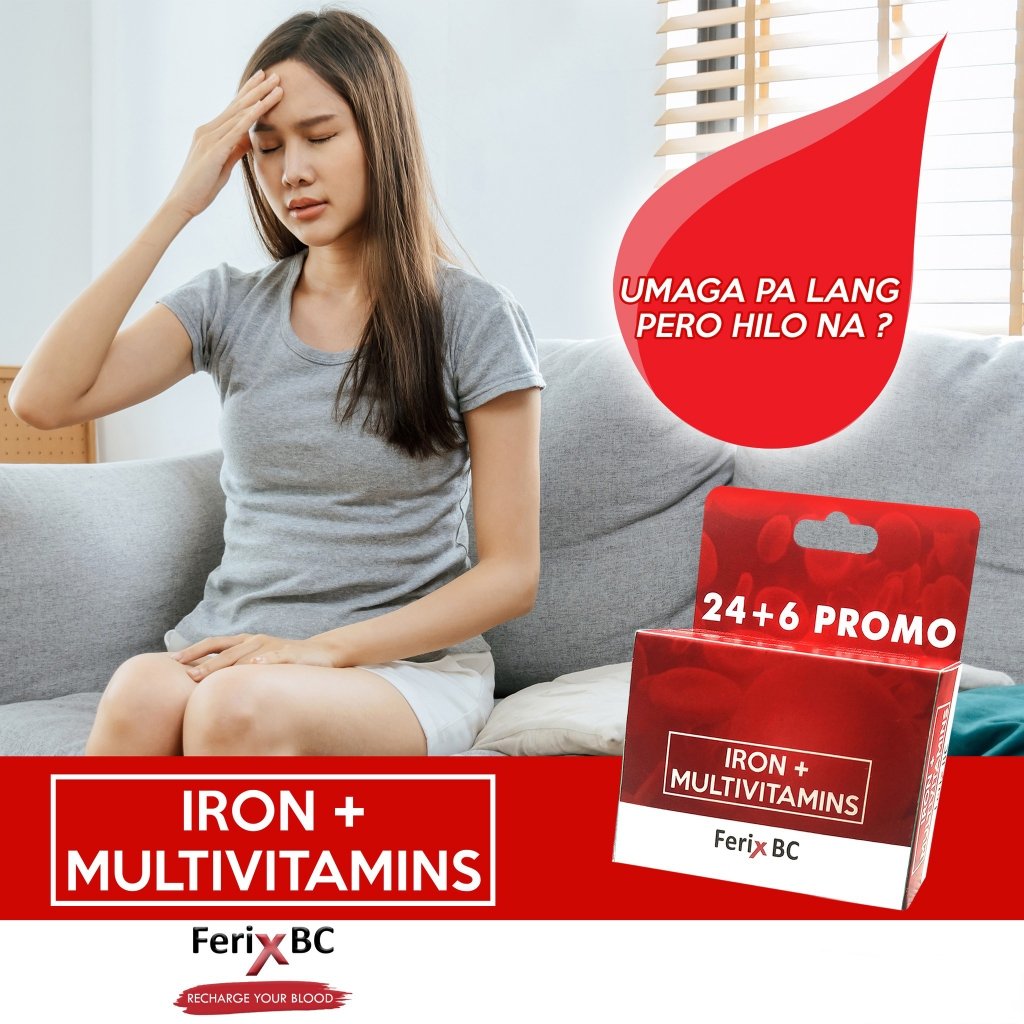 Ferix BC - Iron plus Multivitamins 24+6 Promo Capsules for Iron deficiency Anemia - Image 5