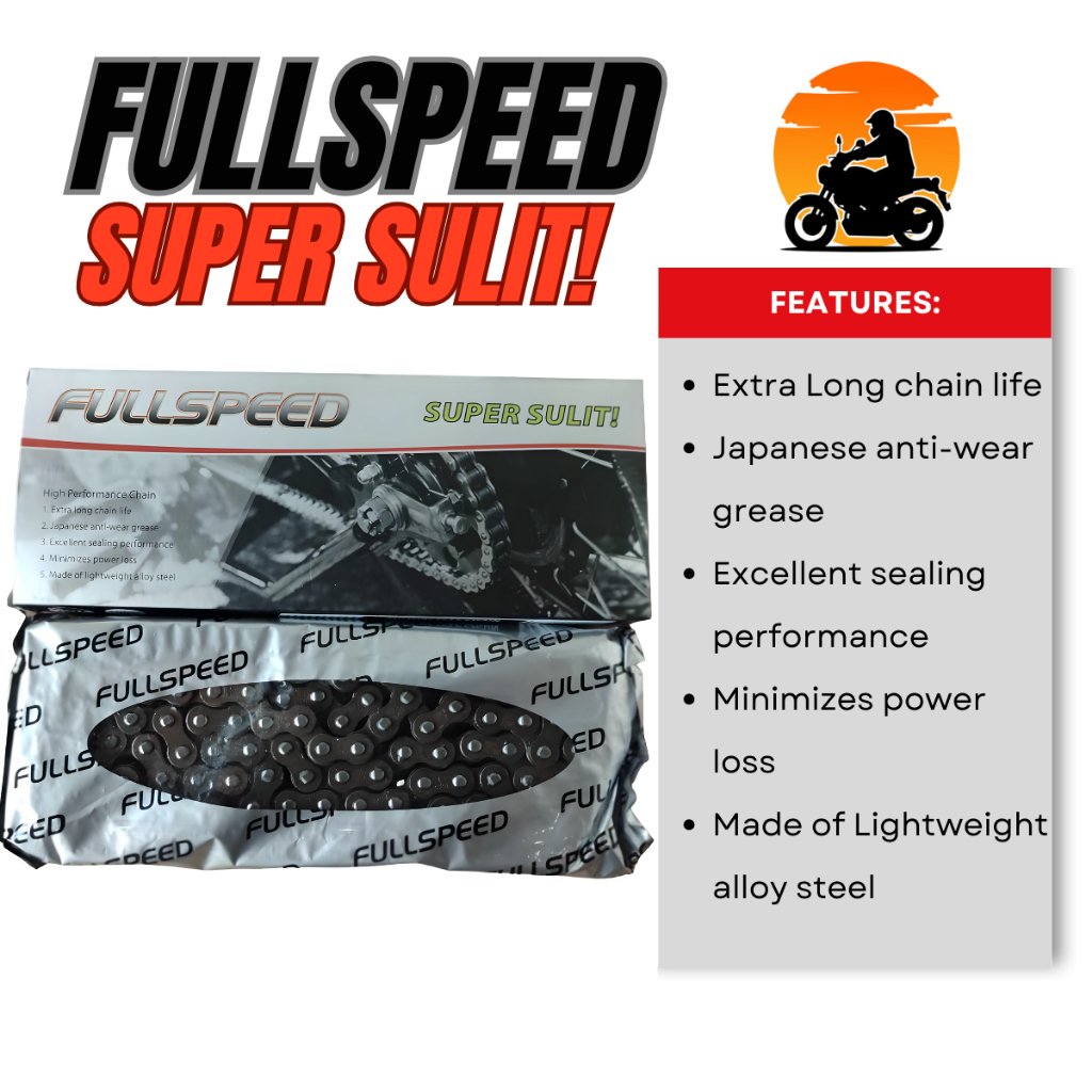 Fullspeed Chain Super Sulit 428H-120 - Motorcycle Chain - Image 2