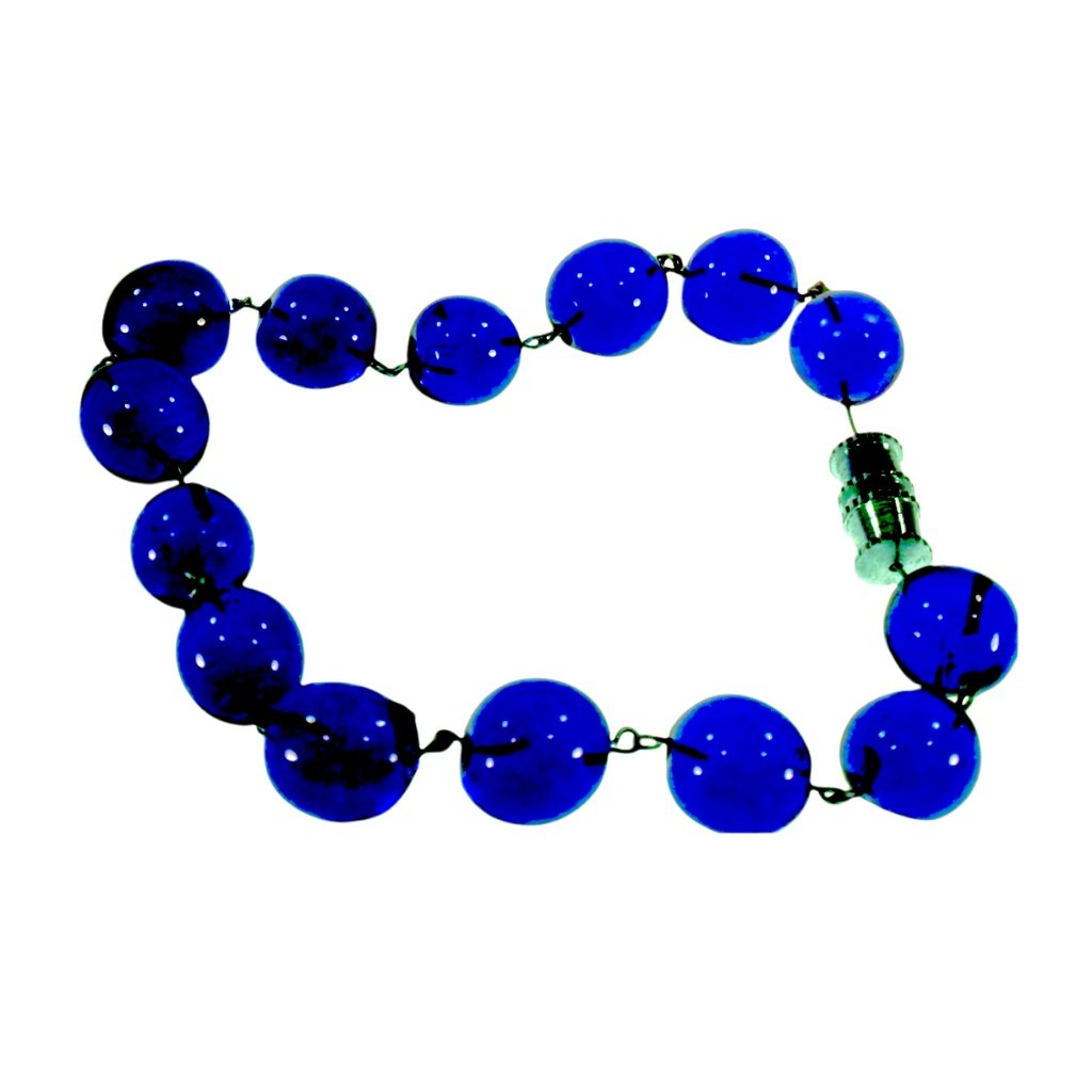 Glass Bracelet for Women Handmade Jewelry 8 Colors (Ball) - Image 2