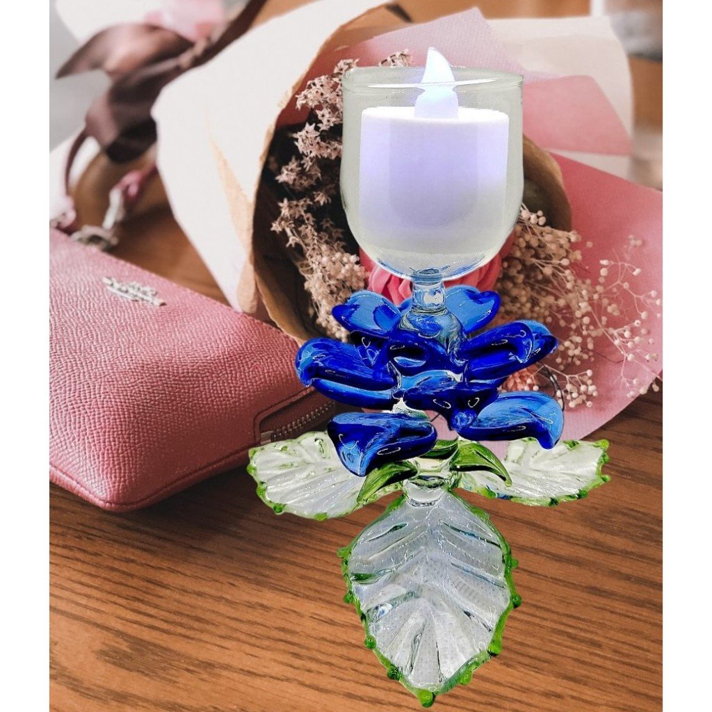 Glass Candle Holder Wedding Dining Table Decor Candelabra altar Home Decor Tea Light Candle - Image 3