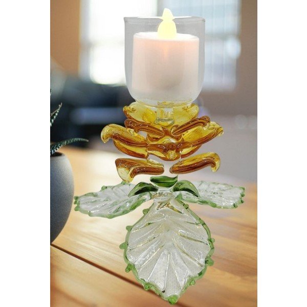 Glass Candle Holder Wedding Dining Table Decor Candelabra altar Home Decor Tea Light Candle - Image 5