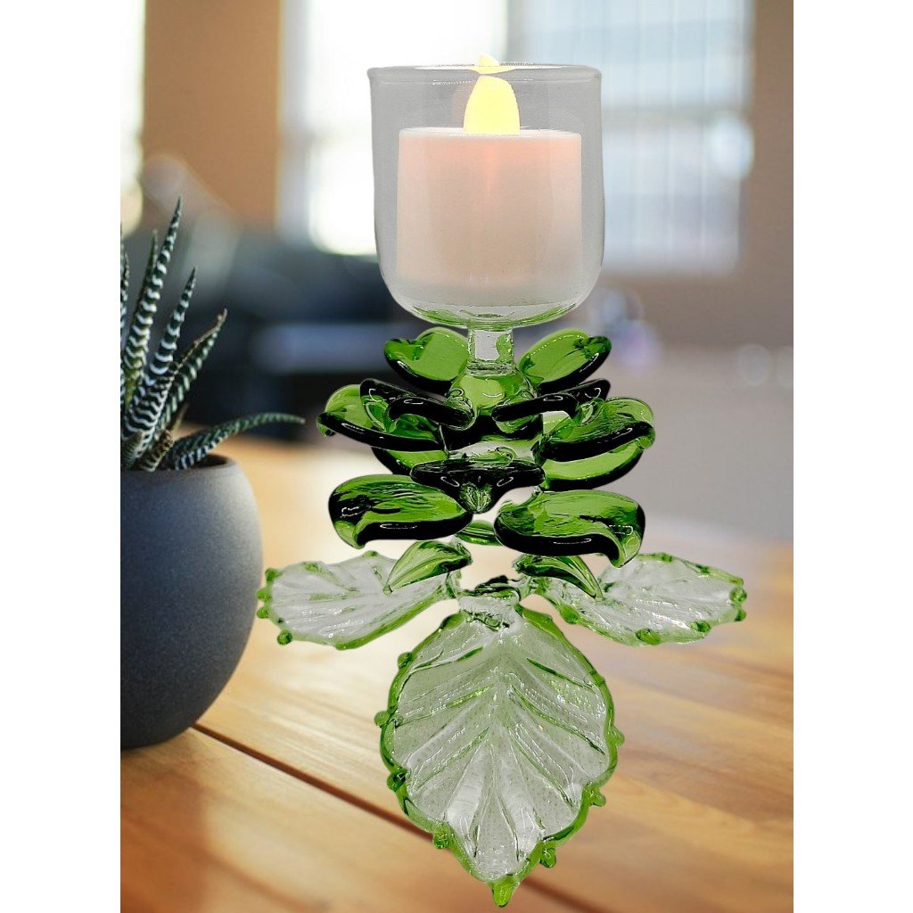 Glass Candle Holder Wedding Dining Table Decor Candelabra altar Home Decor Tea Light Candle - Image 7