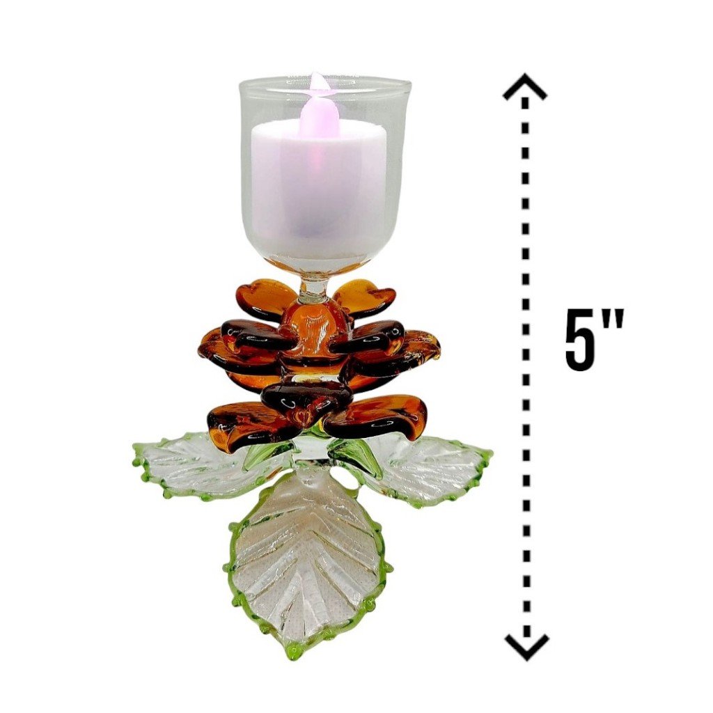 Glass Candle Holder Wedding Dining Table Decor Candelabra altar Home Decor Tea Light Candle - Image 9