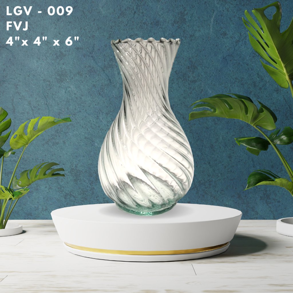 Glass Vase - Handmade by Filipino Artist (Recycled Glass) - Image 9