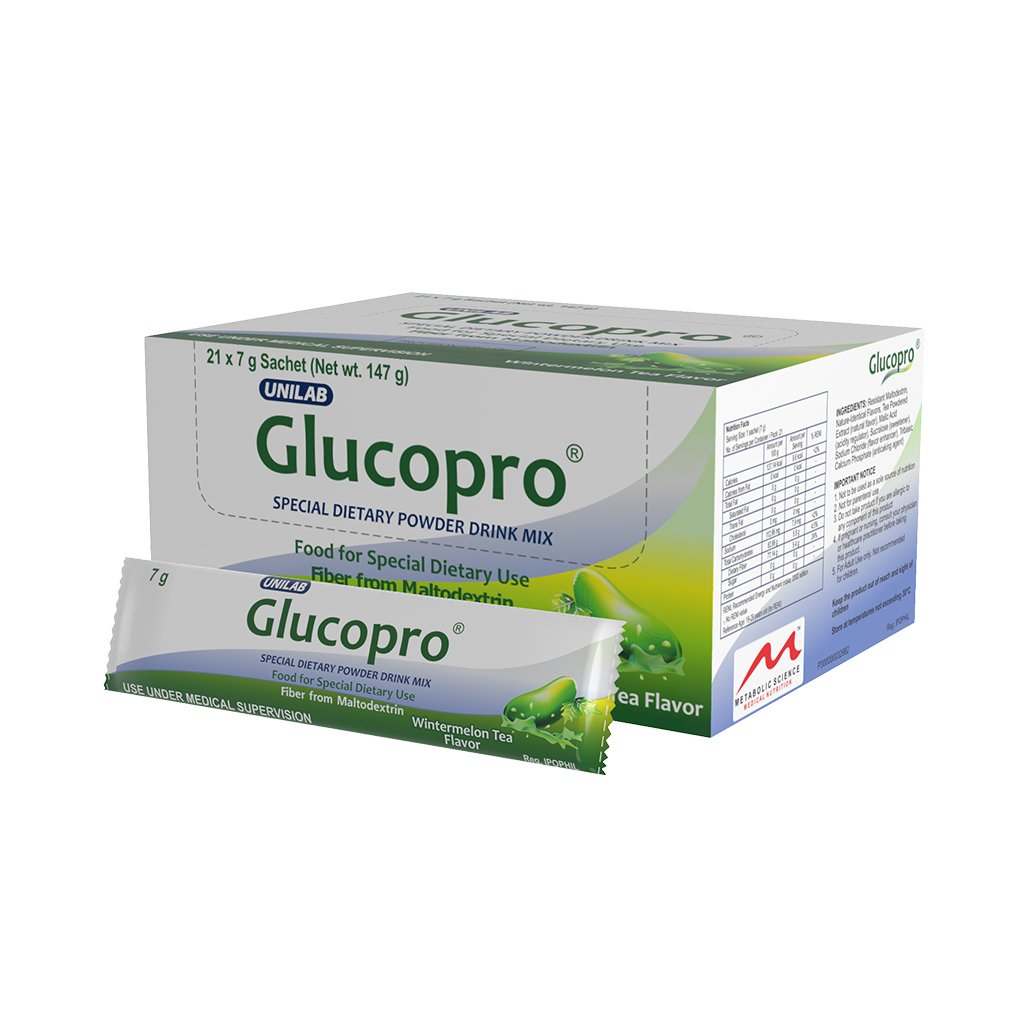 Glucopro Resistant Maltodextrin 7g 21 Powder Drink (Wintermelon Tea Flavor, Sugar-free, Non-gelling) - Image 3
