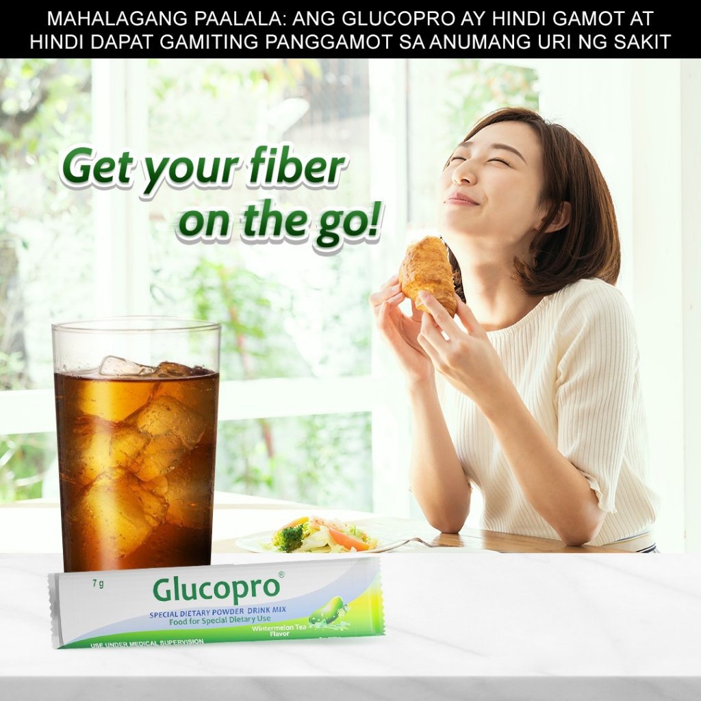 Glucopro Resistant Maltodextrin 7g 21 Powder Drink (Wintermelon Tea Flavor, Sugar-free, Non-gelling) - Image 6