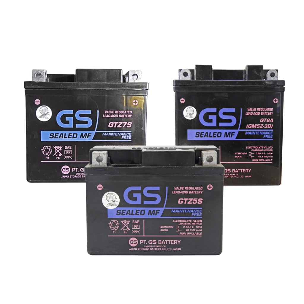 GS Motorcycle Battery GTZ5S GTZ7S GT6A(GM5Z3B) Maintenance Free Battery