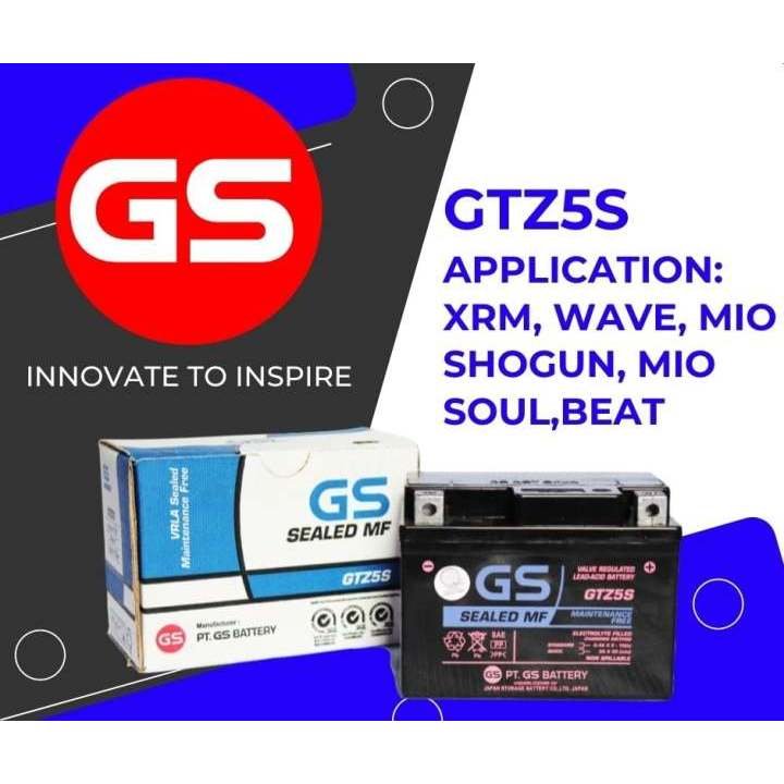 GS Motorcycle Battery GTZ5S 4L Sealed Maintenance Free for HONDA XRM, WAVE, MIO, SHOGUN, SOUL, BEAT - Image 3
