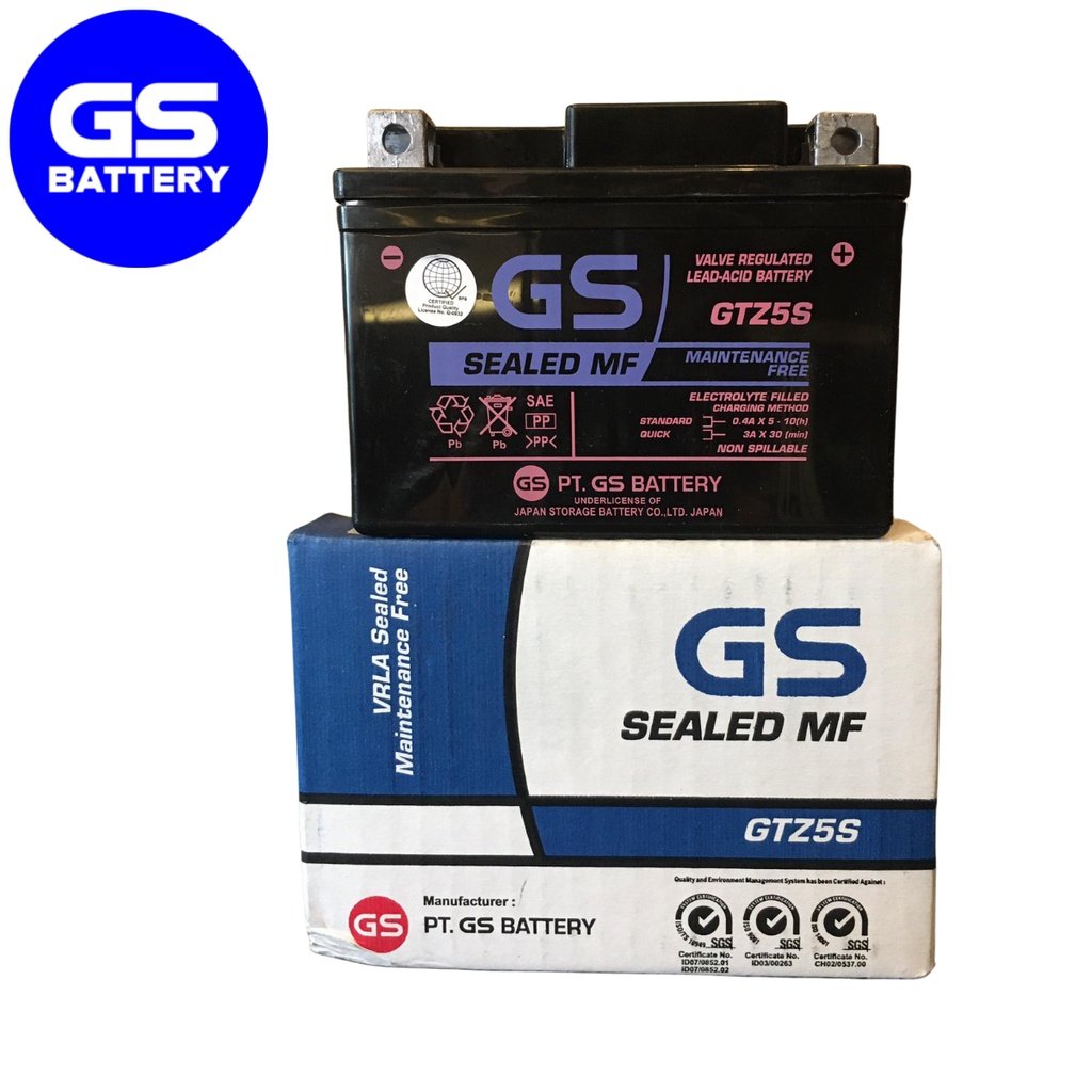 GS Motorcycle Battery GTZ5S 4L Sealed Maintenance Free for HONDA XRM, WAVE, MIO, SHOGUN, SOUL, BEAT - Image 7