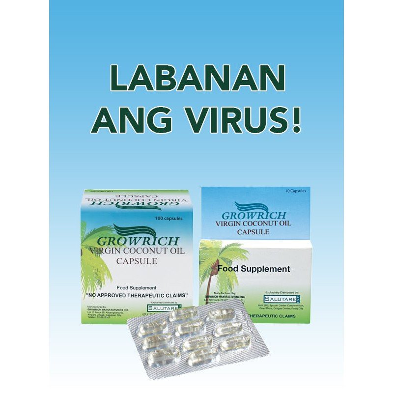 GROWRICH Vco Virgin Coconut Oil Capsule 500mg 50 & 100 Capsules - Image 8