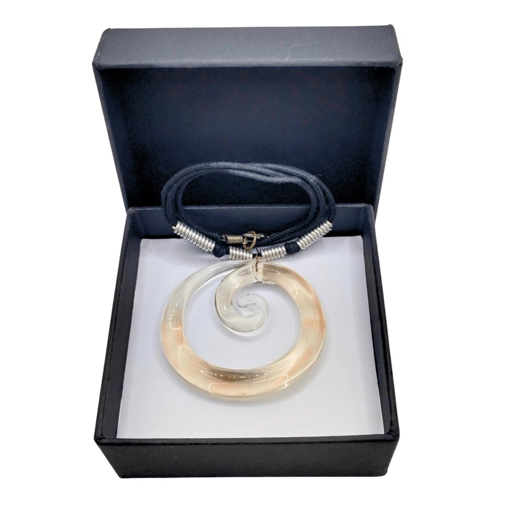 Glass Pendant Necklace with different styles and colors - Image 3