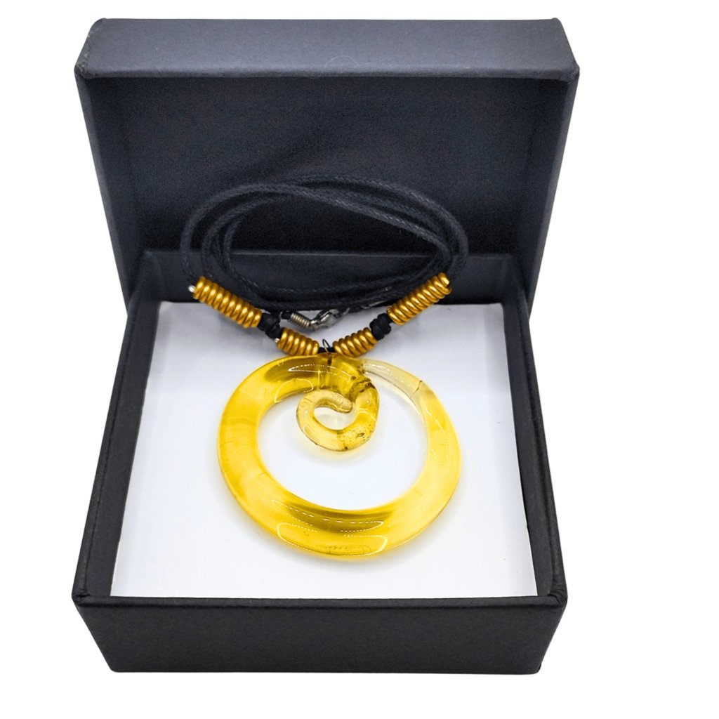 Glass Pendant Necklace with different styles and colors - Image 4