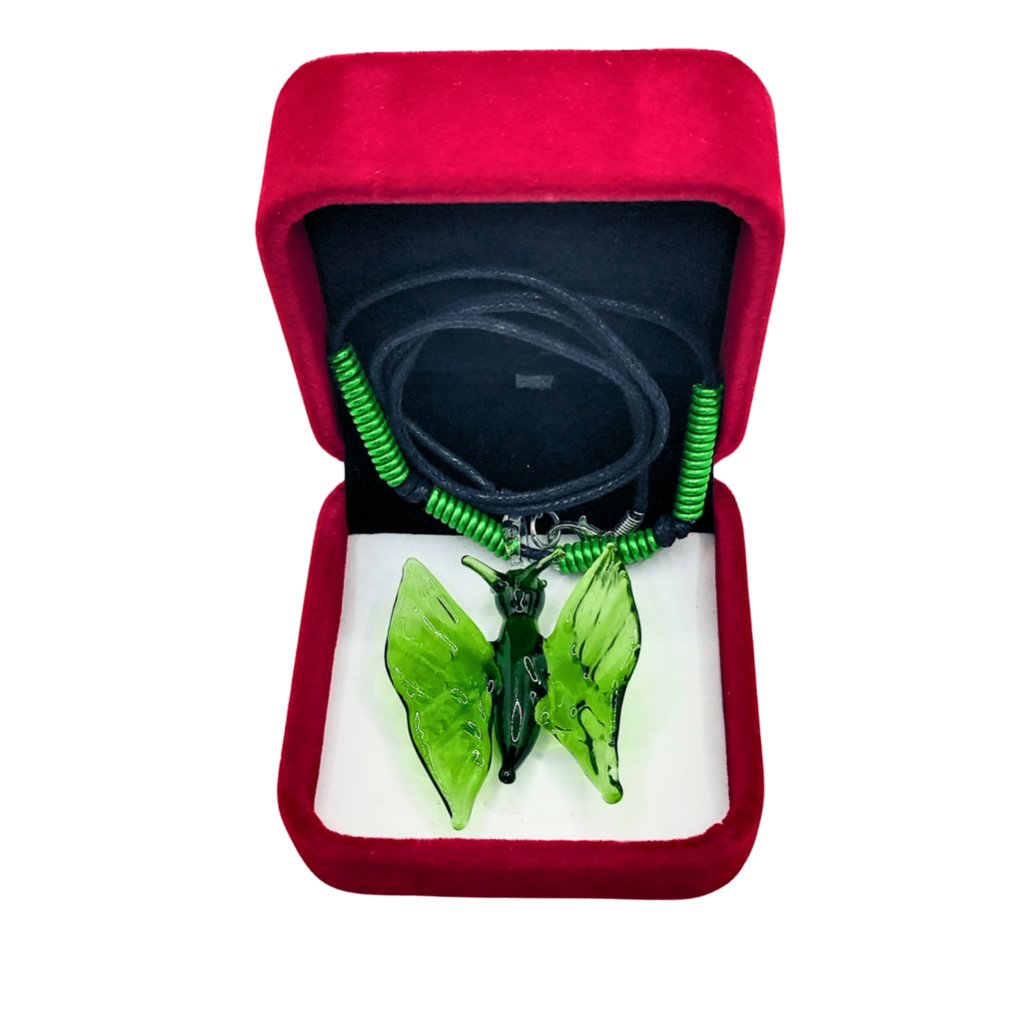 Glass Pendant Necklace with different styles and colors - Image 6