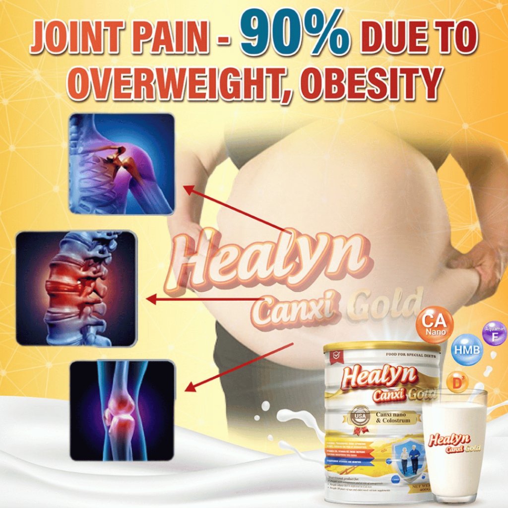 HEALYN Canxi Gold Milk 400g Colostrum Calcium Milk for Diabetic - Image 4