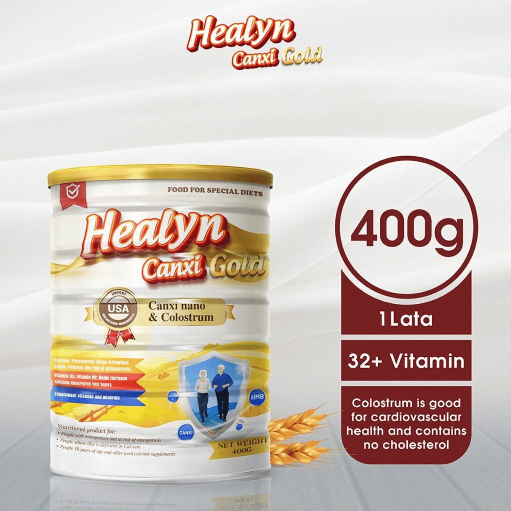 HEALYN Canxi Gold Milk 400g Colostrum Calcium Milk for Diabetic - Image 9