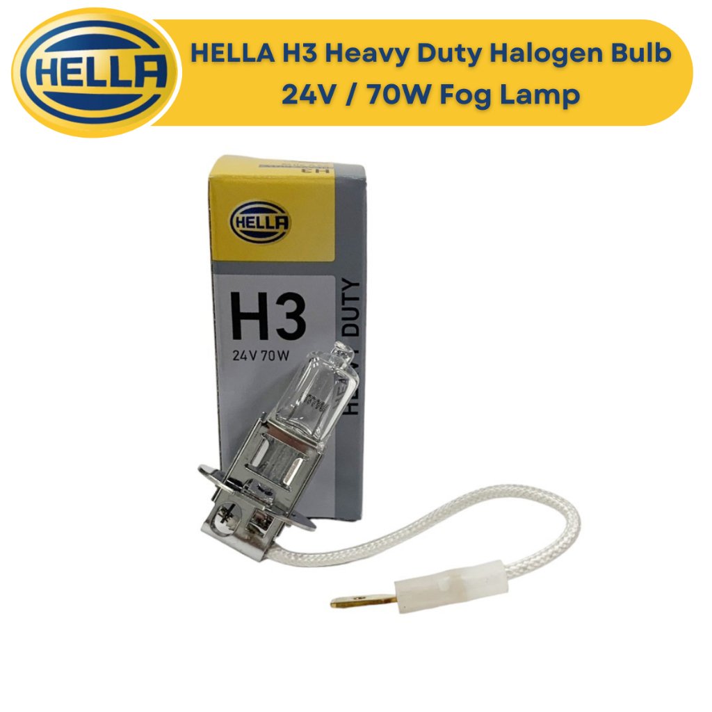 Hella H3 Halogen Bulb 12V & 24V (55W 70W 100W) Fog Lamp Light Bulb - Image 6