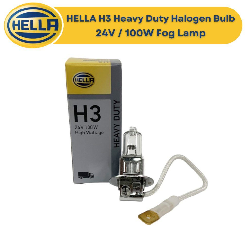 Hella H3 Halogen Bulb 12V & 24V (55W 70W 100W) Fog Lamp Light Bulb - Image 7