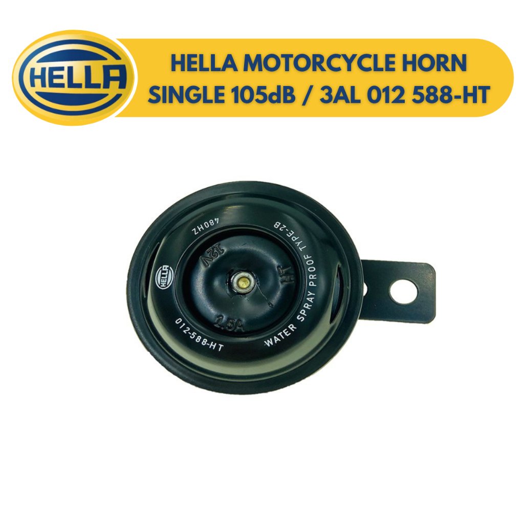 Hella Motorcycle Horn - Single 105dB / 3AL 012 588-HT - Image 3