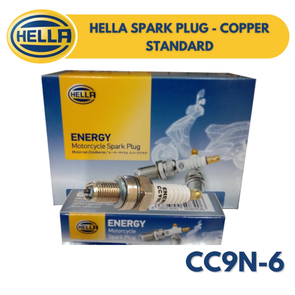 Hella Spark Plug - Copper (Stantard) Sparkplug for Motorcycle Mio, XRM Barako, Raider, W125, TMX - Image 2