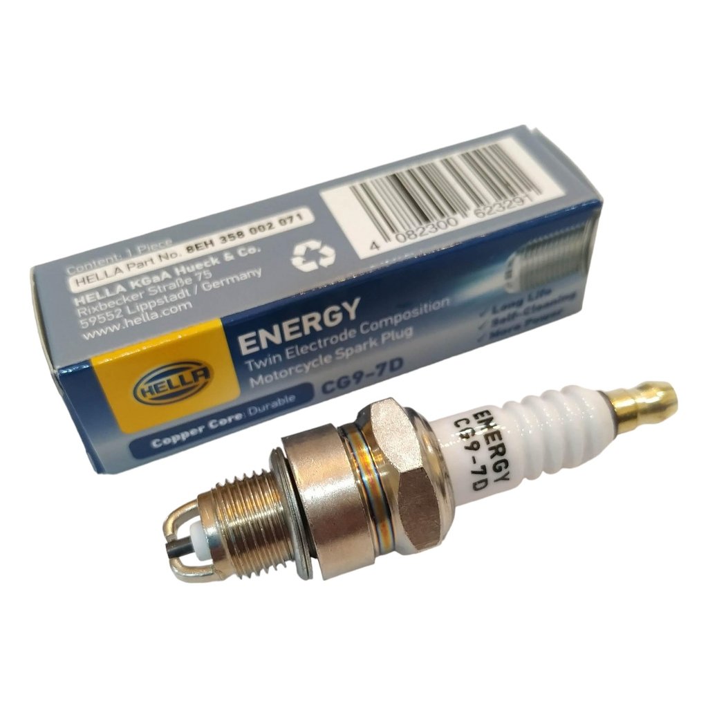 Hella Spark Plug - Copper (Twin Electrode Composition) Sparkplug for Motorcycle - Image 5