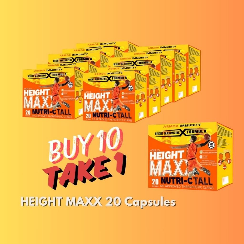 Buy 10 Take 1 Height Maxx Nutri-C Tall Height Enhancer 20 Capsules per Box