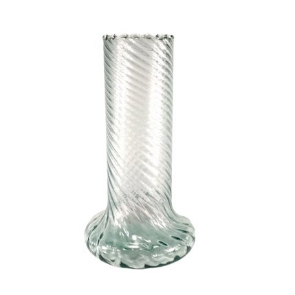Flower Vase Glass Minimalist Clear Transparent for Artificial, Dried Flowers and Plants LGV 001