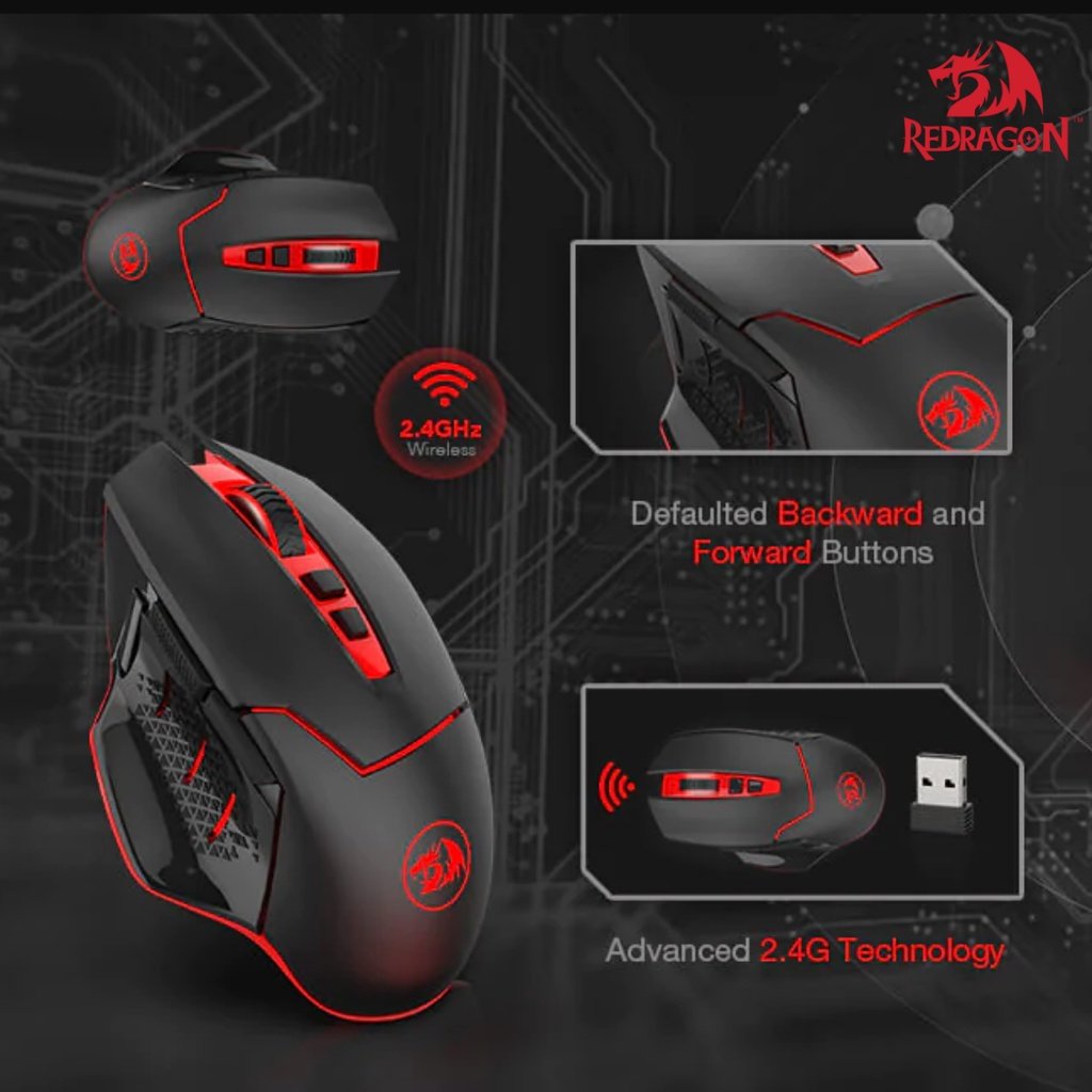 Redragon M690 Mirage Wireless Gaming Mouse M690 - Image 2