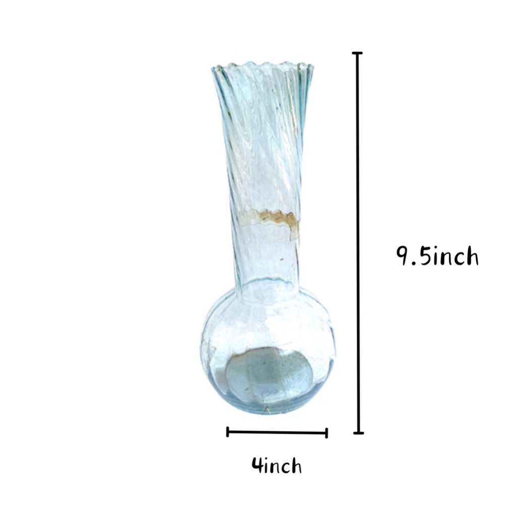 Decanter Glass Vase 4x9.5 - Image 3