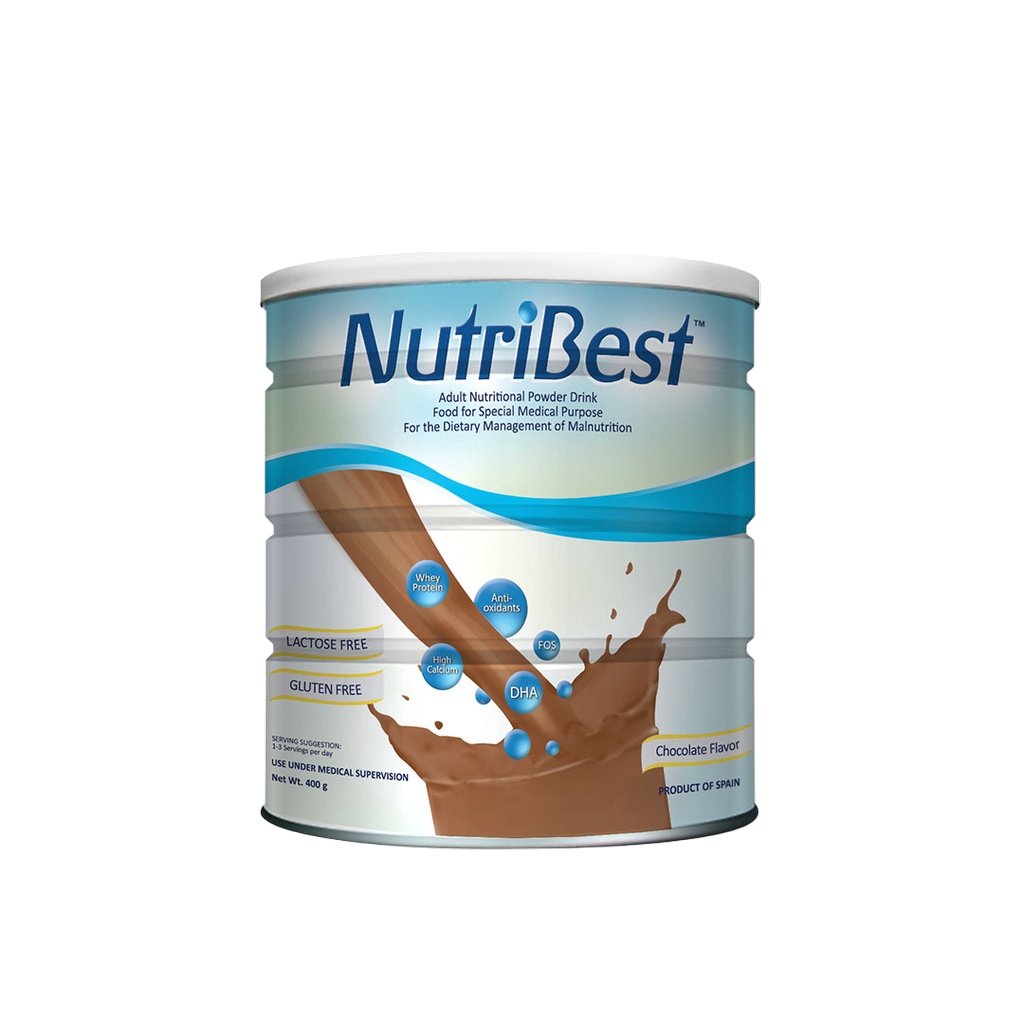 Nutribest Chocolate 400g Can (Oral Nutrition Solution For Malnutrition To Optimize Health & Recovery - Image 2