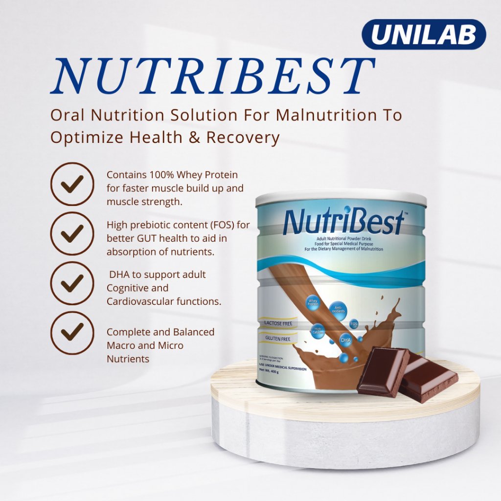 Nutribest Chocolate 400g Can (Oral Nutrition Solution For Malnutrition To Optimize Health & Recovery - Image 4